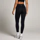 MP Damskie Legginsy Tempo Bezszwowe Scrunch - Czarne