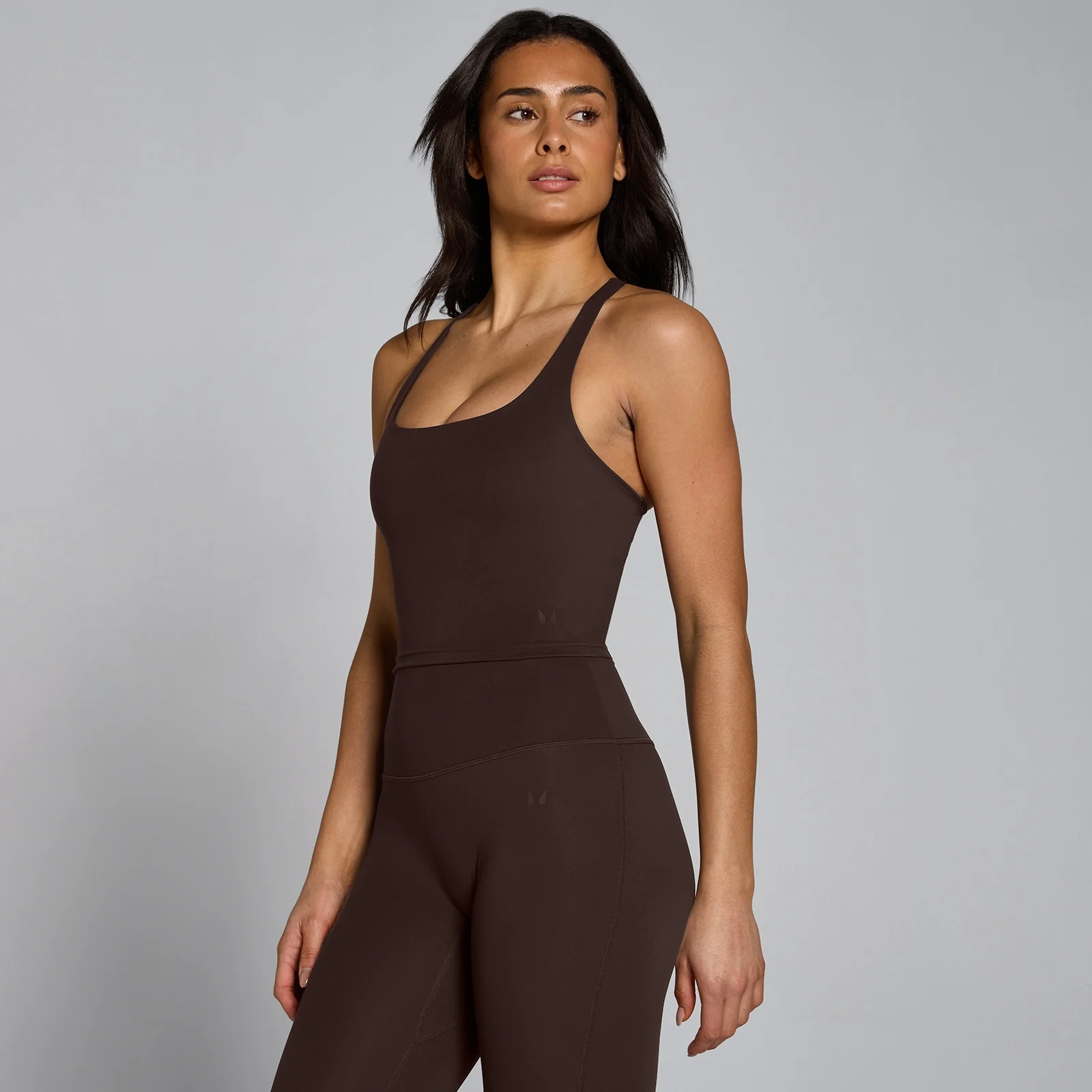 MP Women's Tempo Strappy Racerback Vest - Cocoa - L Obraz 1