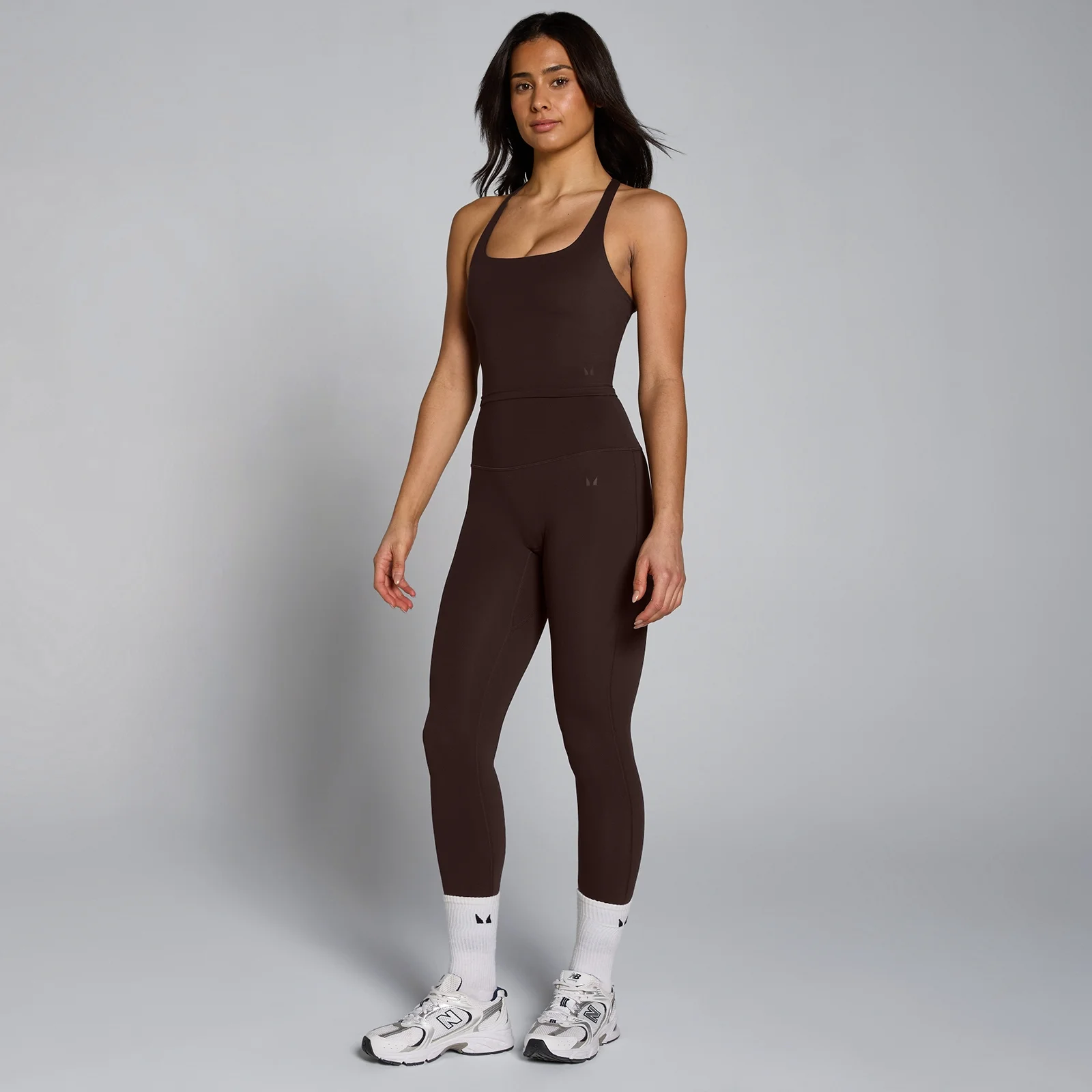 MP Women's Tempo Strappy Racerback Vest - Cocoa - L Obraz 3