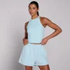 MP Damski Top Tempo z Wysokim Kołnierzem - Baby Blue