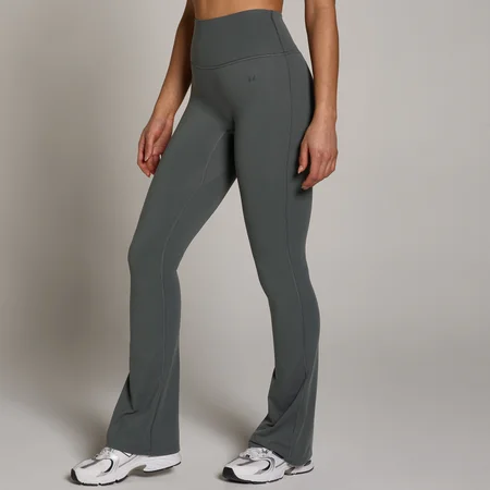 MP Damskie Legginsy Tempo Flared - Ciemnoszary