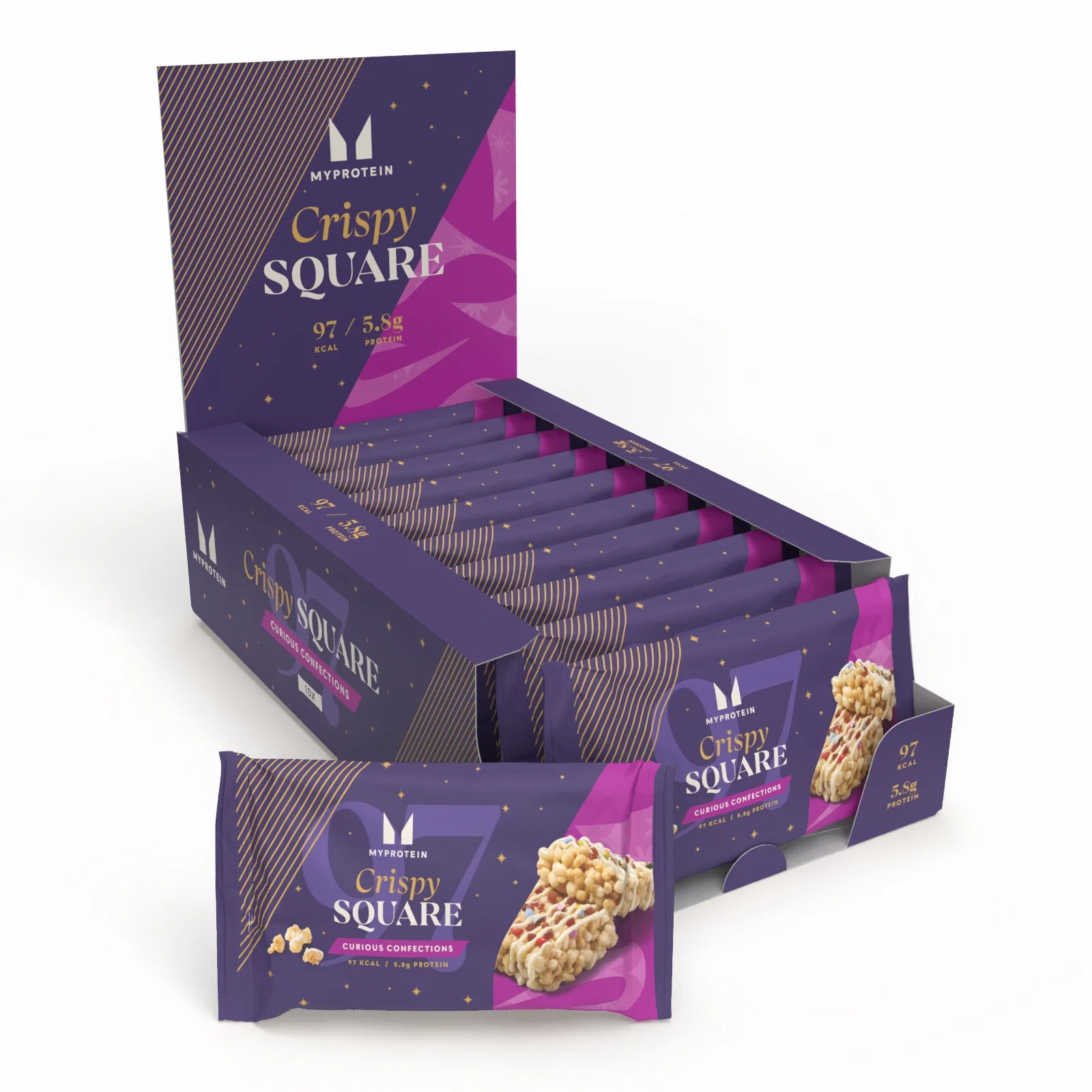 Crispy Square - 10Batony - Curious Confections Obraz 1