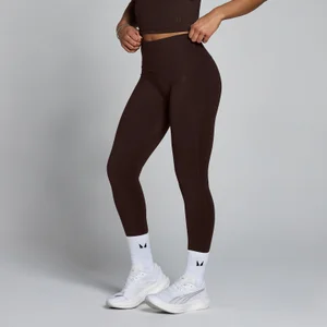 Damskie Legginsy MP Tempo z Wysokim Stanem - Kakaowy - Size S