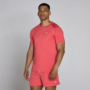 MP Koszulka Treningowa Męska z Krótkim Rękawem - Czerwony Kortowy - Size XS