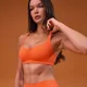Damski biustonosz sportowy MP Tempo Scrunch Minimal - Sunset