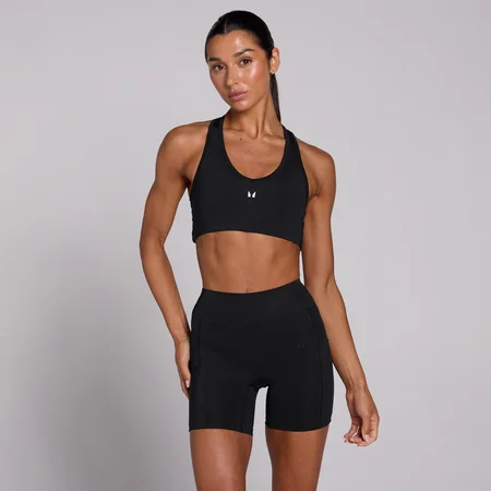 Biustonosz Sportowy MP Racerback Damski - Czarny