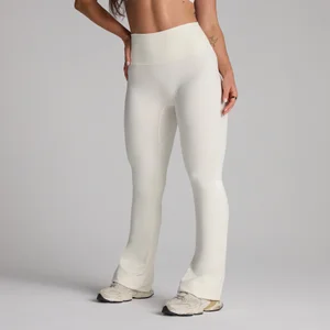 Damskie rozszerzane legginsy MP Tempo Flared - Coconut - Size M
