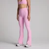 Damskie legginsy MP Tempo Flared - Kosmiczny Różowy