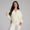 Bluza z Kapturem MP Basics na Zamek Damska - Kokosowy