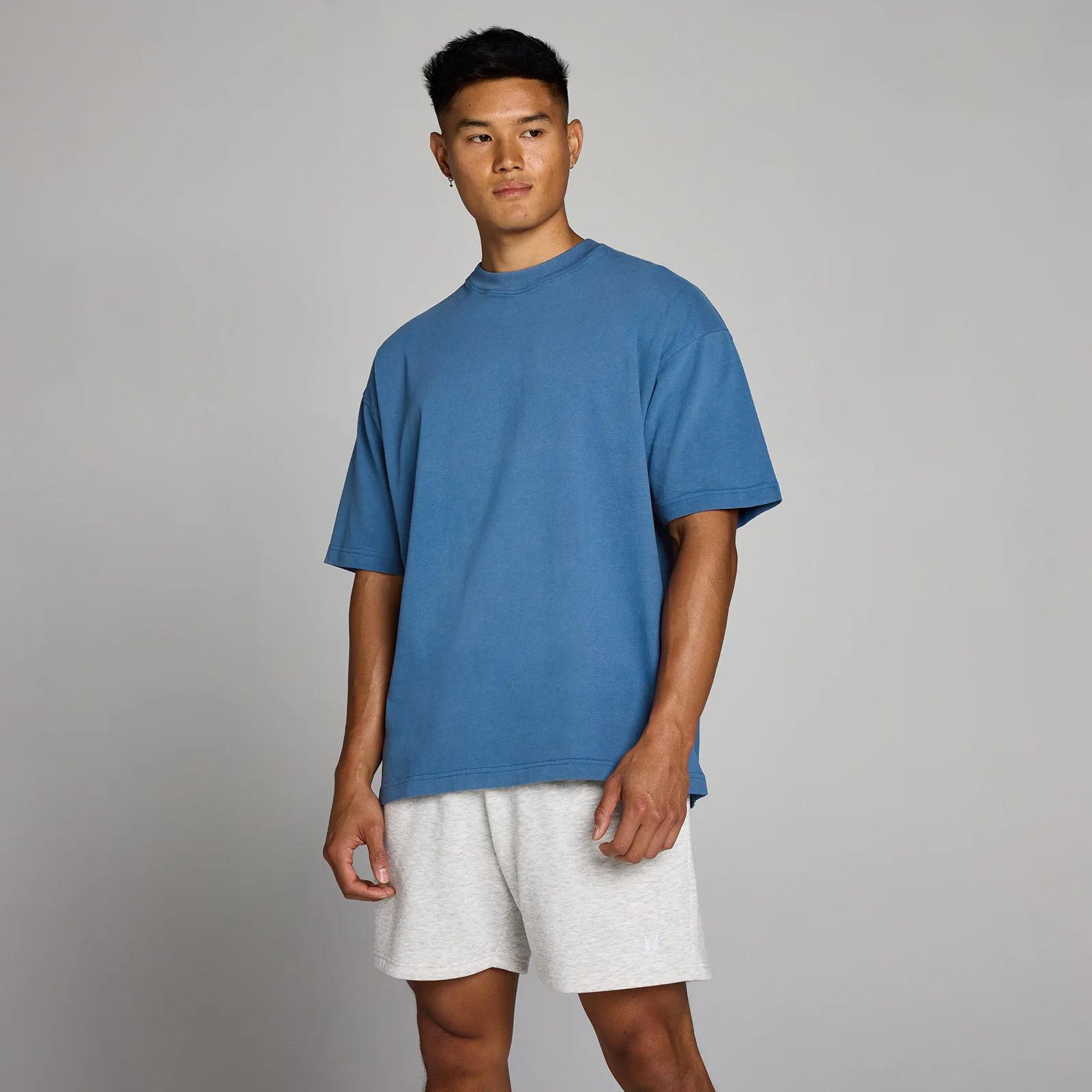 MP Męska Prana Bawełniana Koszulka Oversize - Track Blue - XS Obraz 1