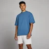 MP Męska Prana Bawełniana Koszulka Oversize - Track Blue