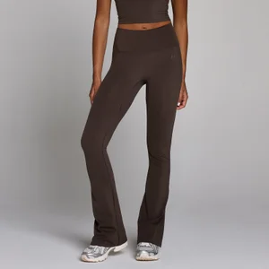 Wysokie Rozszerzane Legginsy MP Tempo dla Kobiet - Kakaowy - Size M