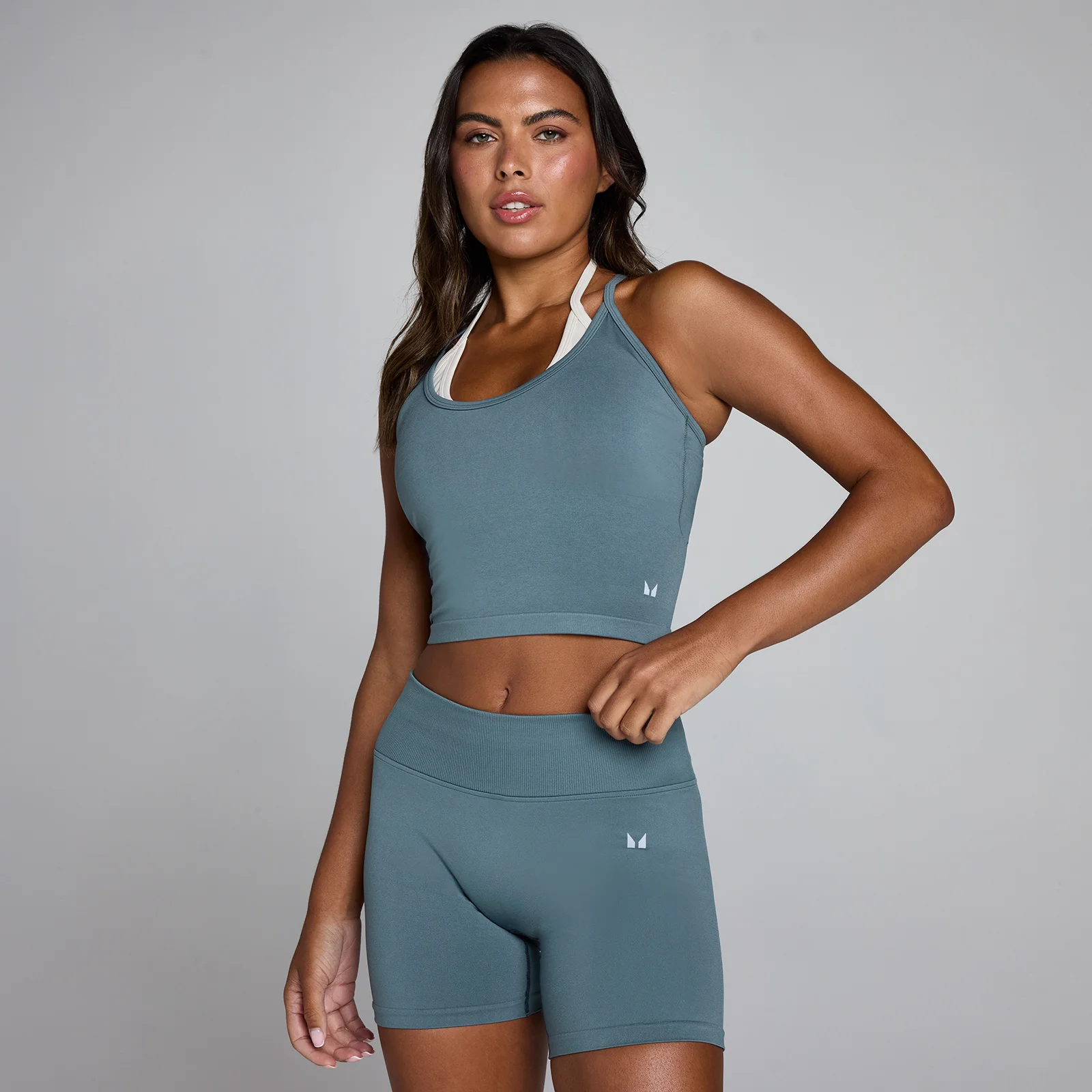 Bezszwowa Koszulka Warstwowa MP dla Kobiet - Grafitowy - S Obraz 1