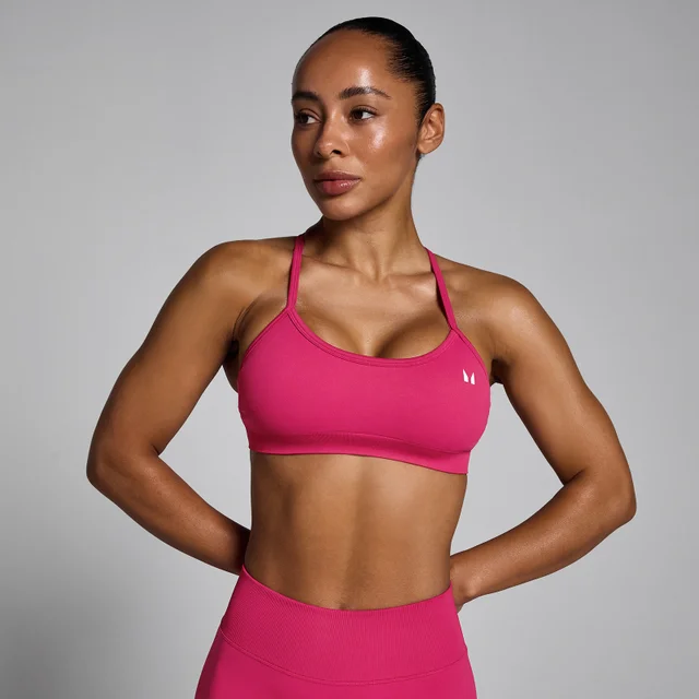 Biustonosz Sportowy MP Women's Lift Seamless Strappy - Bold Berry