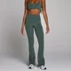Legginsy damskie MP Tempo Flared - Mglista Zieleń