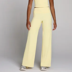 Legginsy damskie MP Tempo Wide Leg - Maślany - Size S