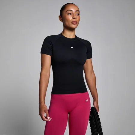 Koszulka damska MP Lift Seamless Body Fit – Czarna