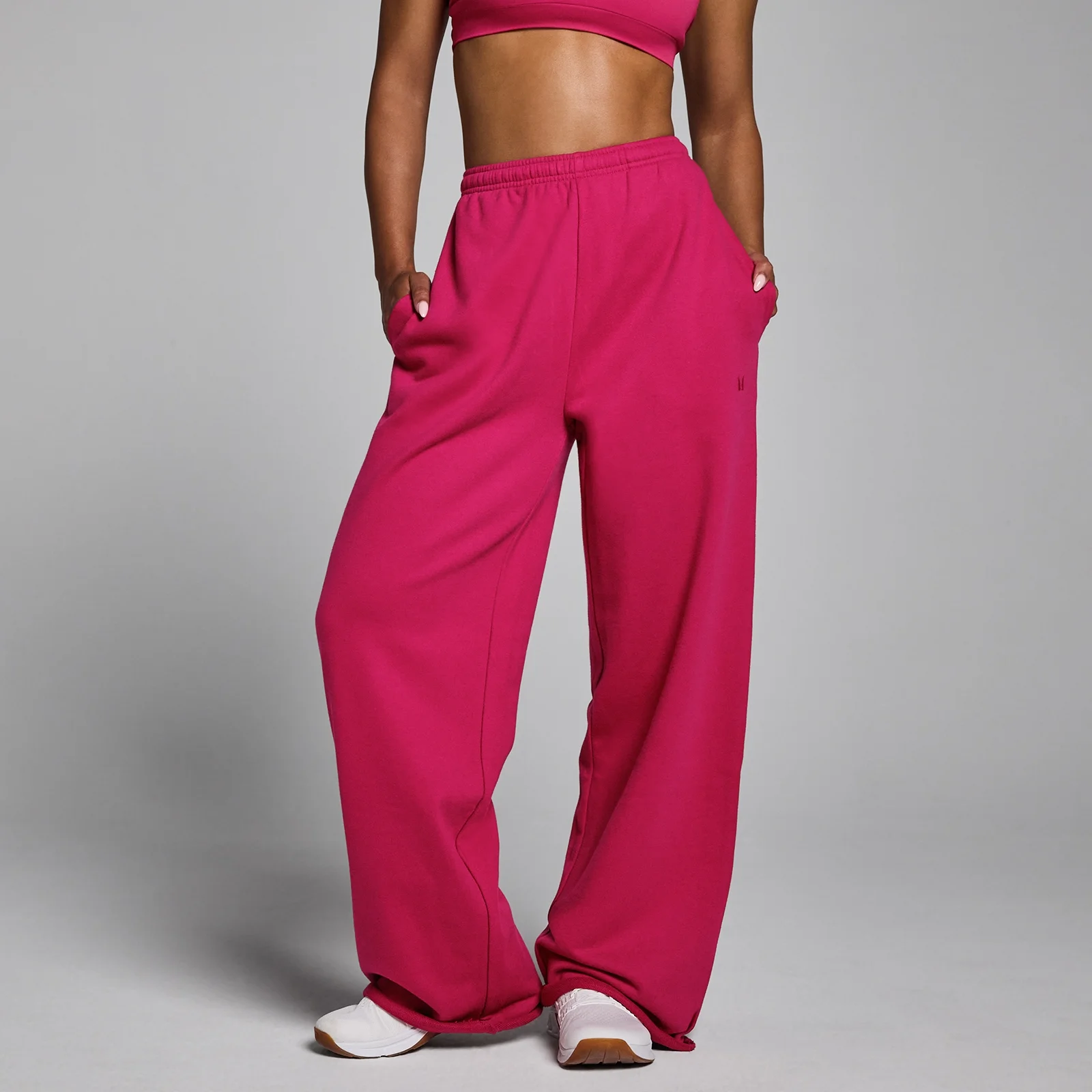 Damskie Spodnie Dresowe MP Women's Lifestyle Straight Leg - Bold Berry - S Obraz 1