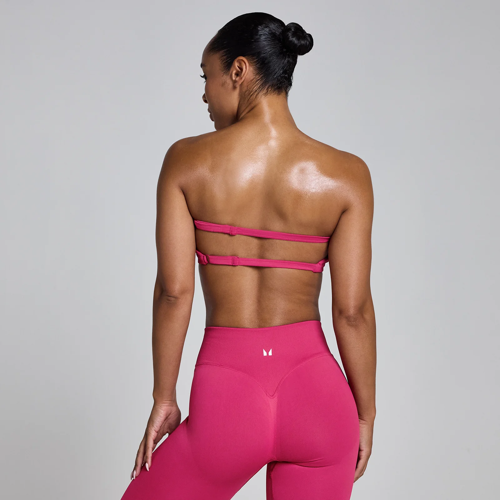 Damski Biustonosz Sportowy Bandeau MP Lift - Intensywna Jagoda - S Obraz 1