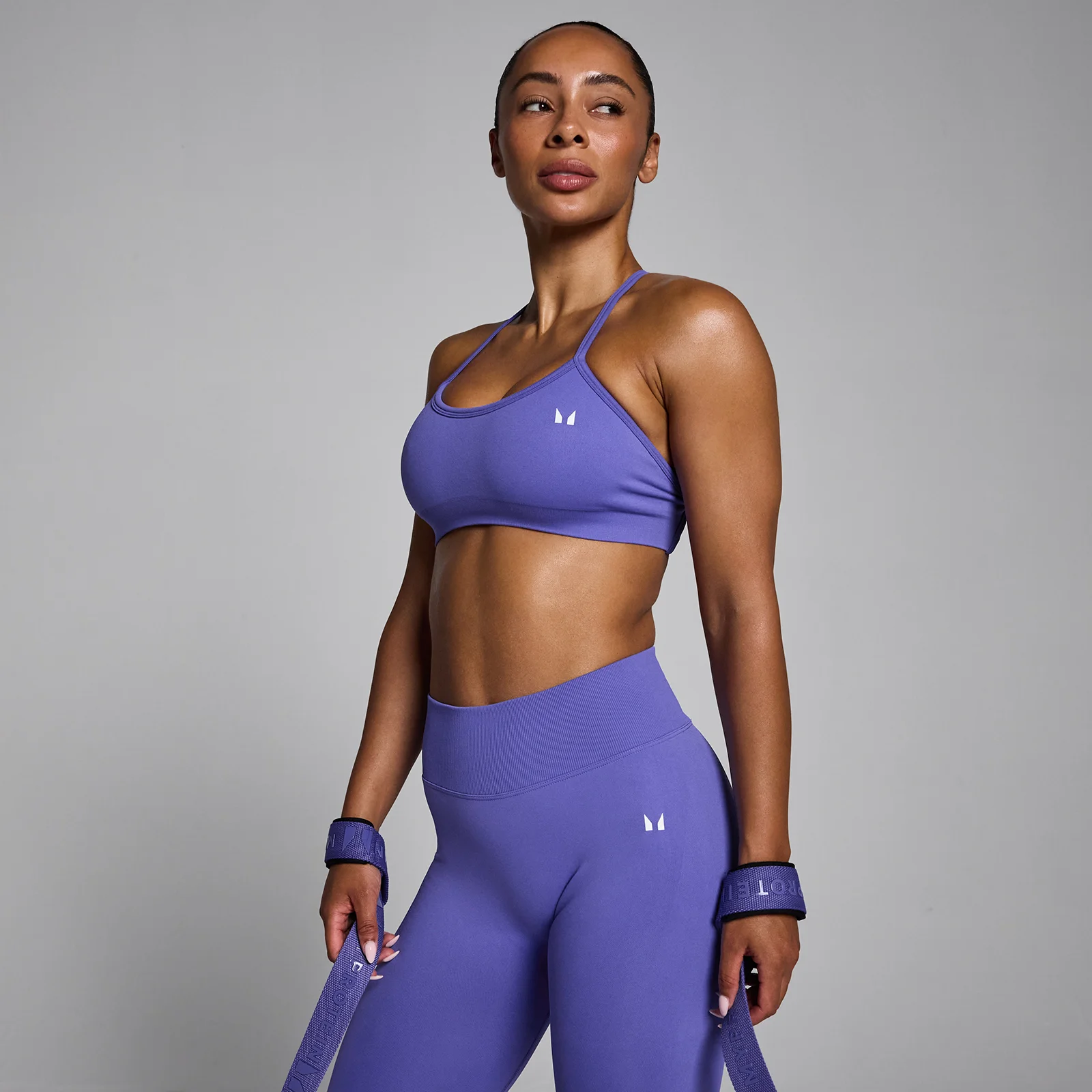 Biustonosz Sportowy MP Women's Lift Seamless Strappy - Power Indigo - S Obraz 1