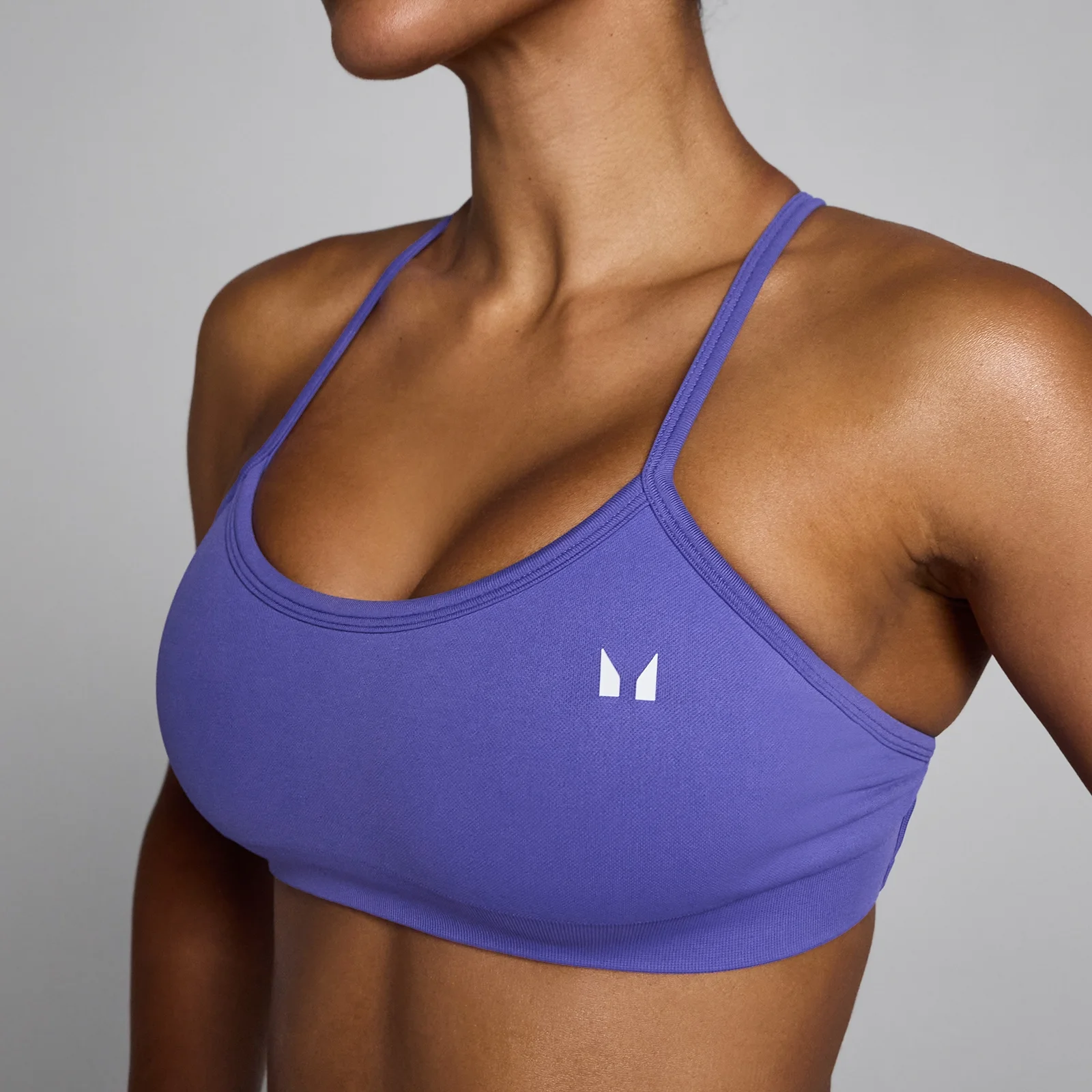 Biustonosz Sportowy MP Women's Lift Seamless Strappy - Power Indigo - S Obraz 4