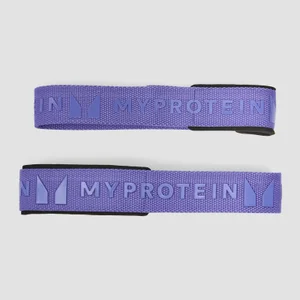 Myprotein Paski do Podnoszenia z Silikonowym Uchwytem w Torbie - Granatowy Power - Colour Power Indigo