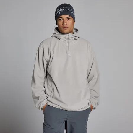 Bluza Męska MP z Polarem i Zamkiem 1/4 - Sustained Grey