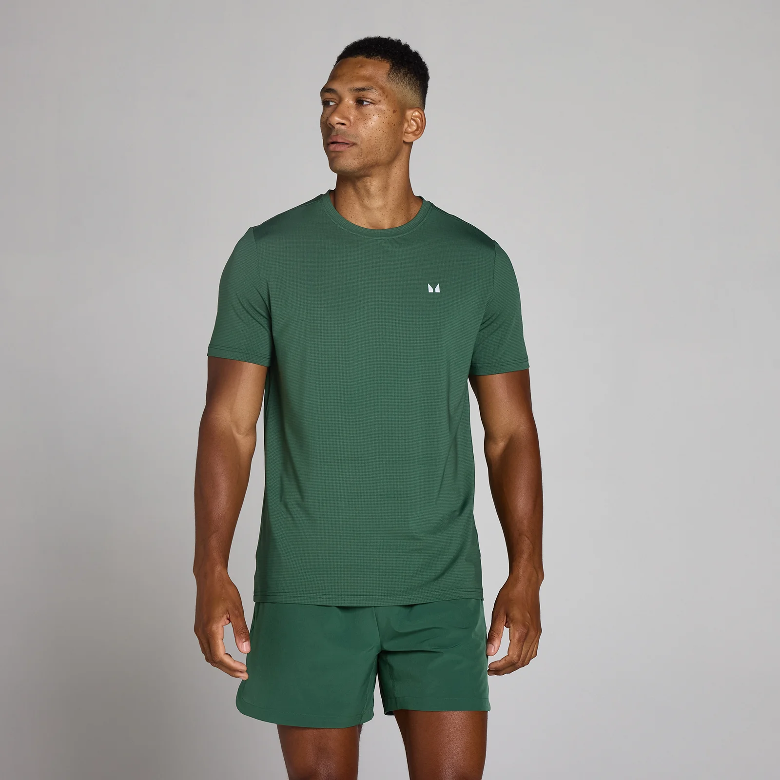 MP Men's Training Grid T-Shirt - Racing Green - M Obraz 1