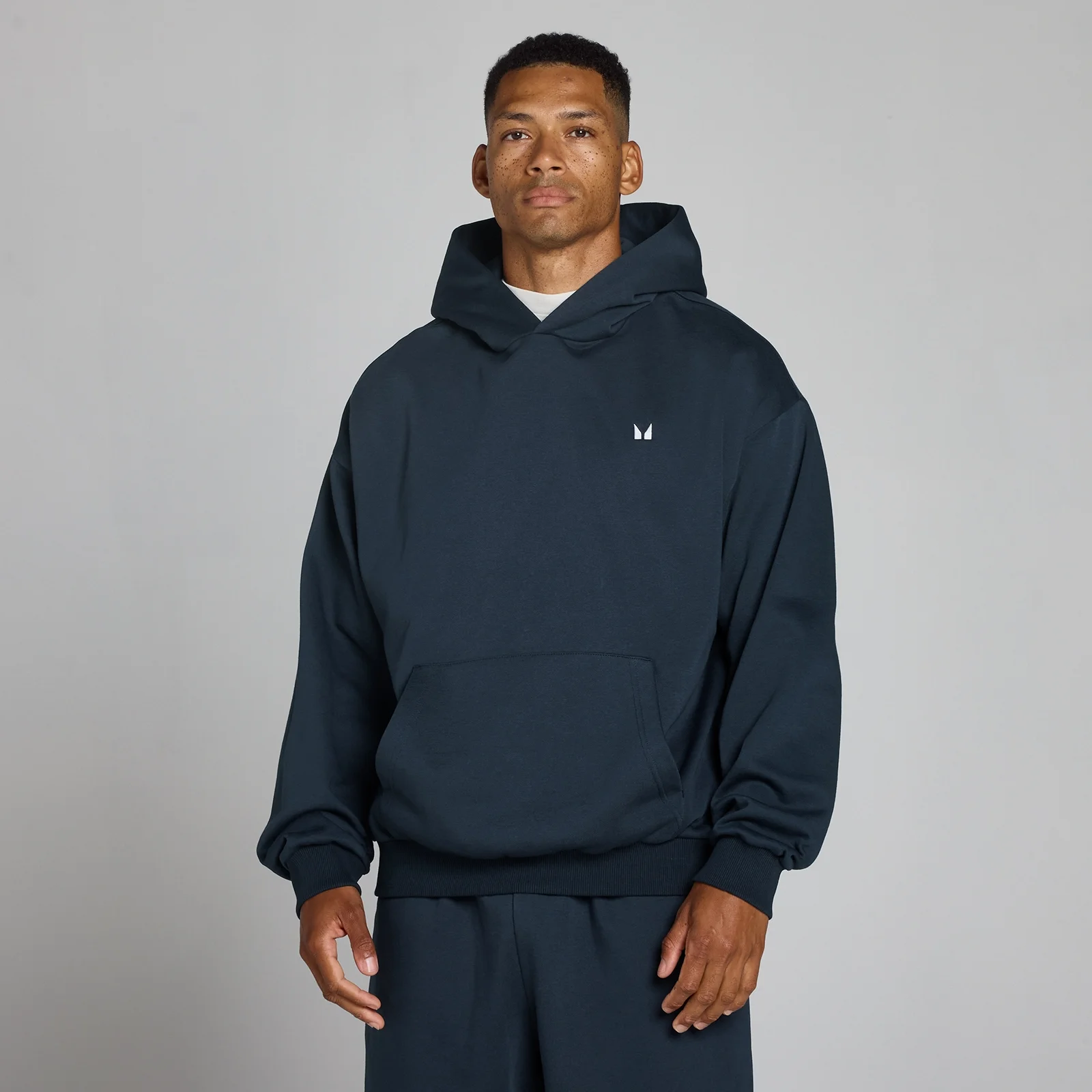 Bluza z Kapturem MP Rest Day Oversize dla Mężczyzn - Ciemny Granatowy - L Obraz 1