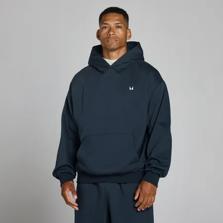 Bluza z Kapturem MP Rest Day Oversize dla Mężczyzn - Ciemny Granatowy