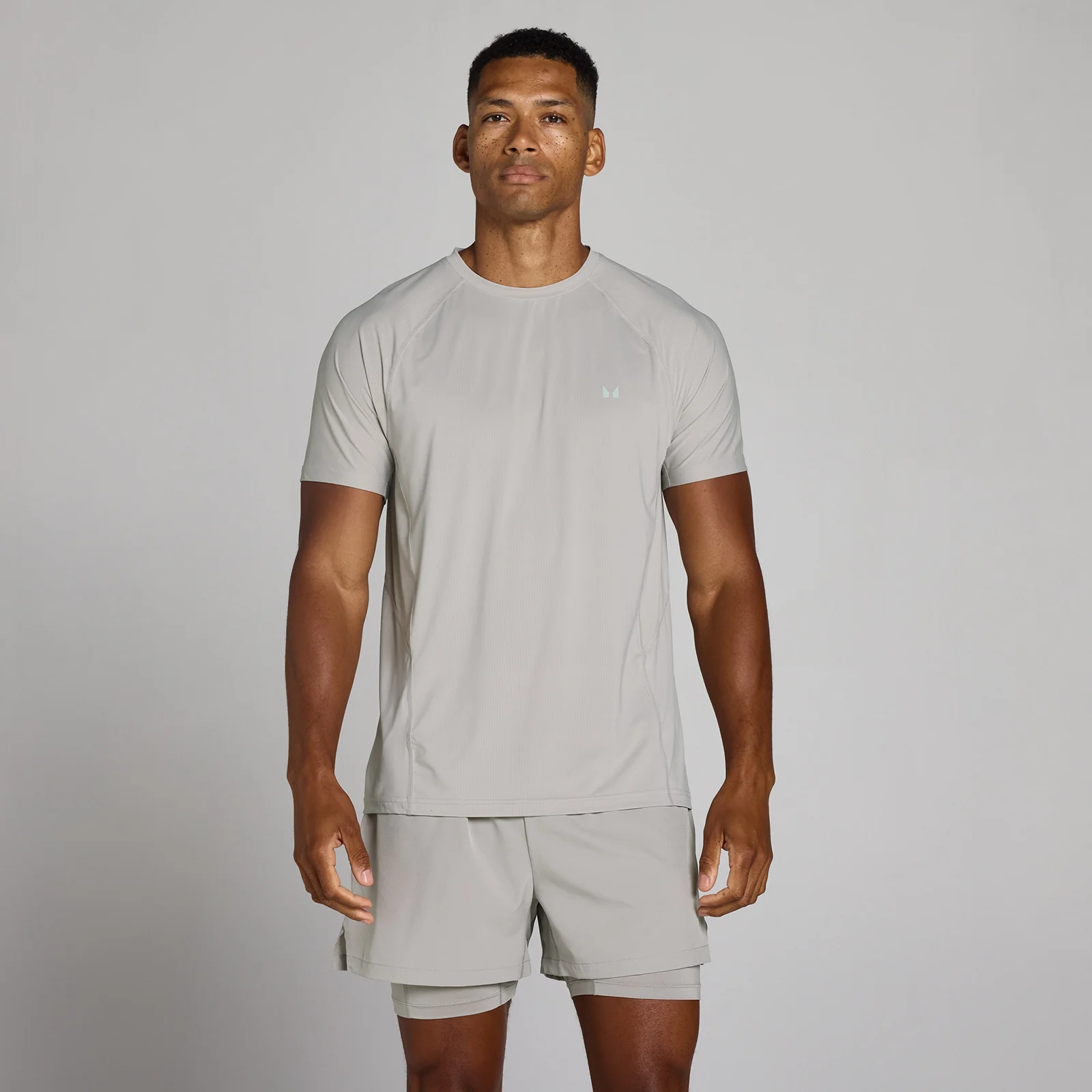 MP Men's Training Ultra Mesh T-Shirt - Chalk Grey - XS Obraz 1