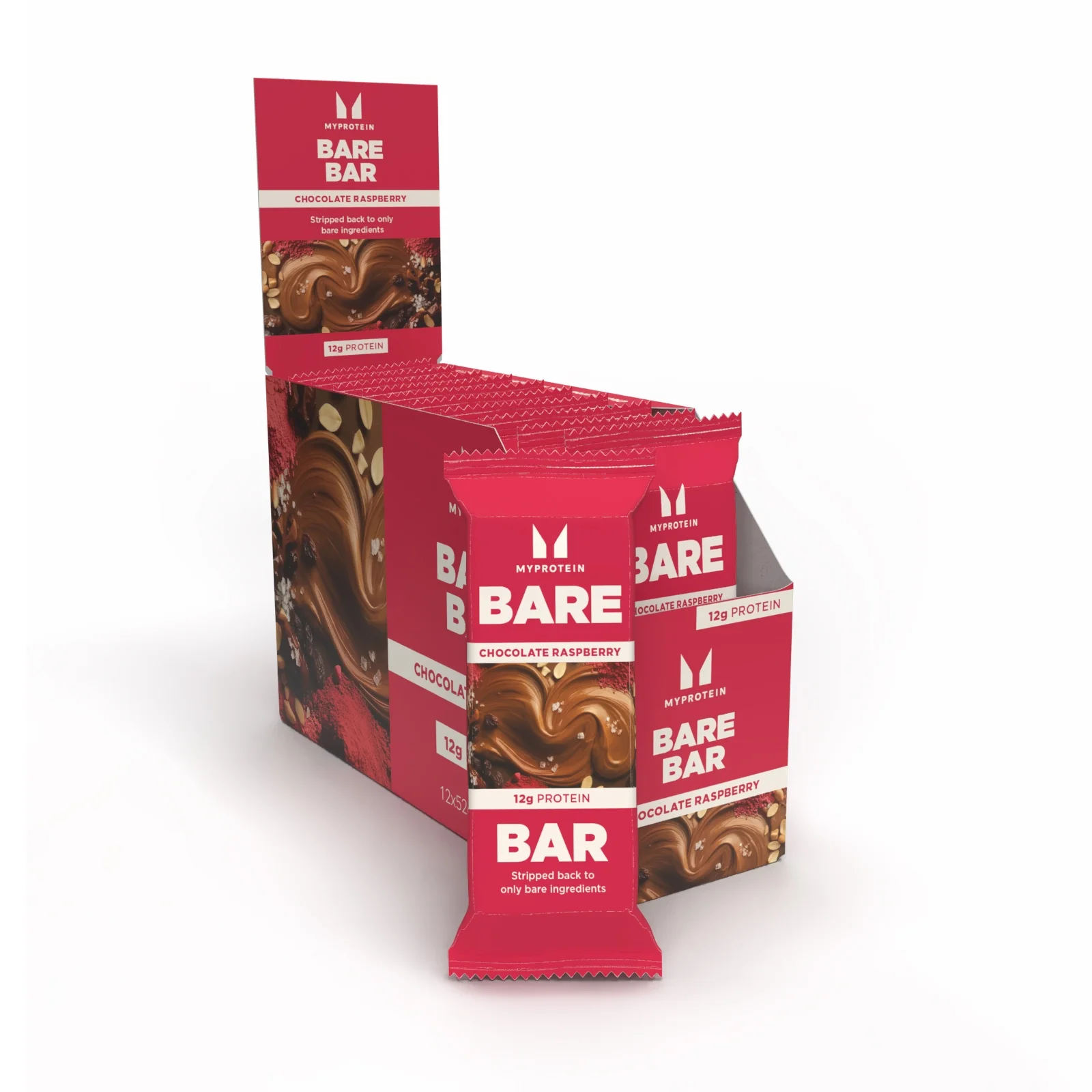 Bare Bar - 12Batony - Dark Choc Raspberry Obraz 1