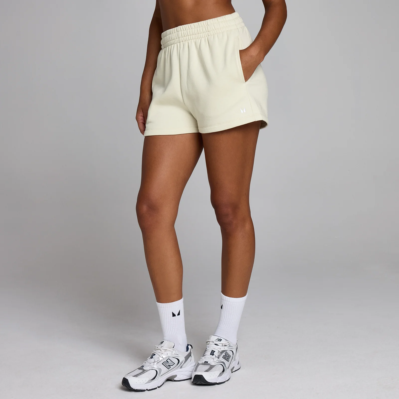 Spodenki Dresowe MP Women's Basics - Pustynny Beż - S Obraz 1