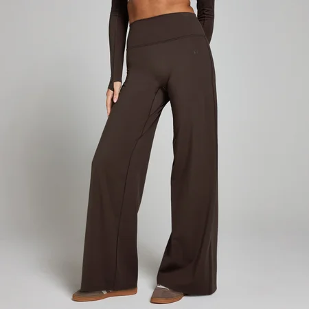 Legginsy damskie MP Petite Tempo Wide Leg - Kakaowy