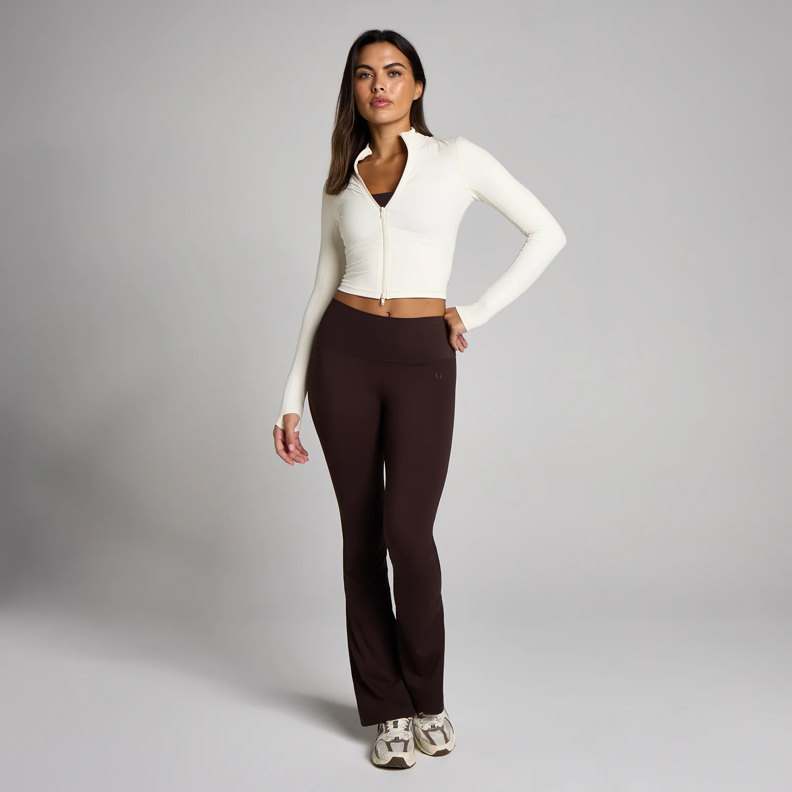 MP Damska Tempo Cropped Kurtka - Wanilia - L Obraz 3