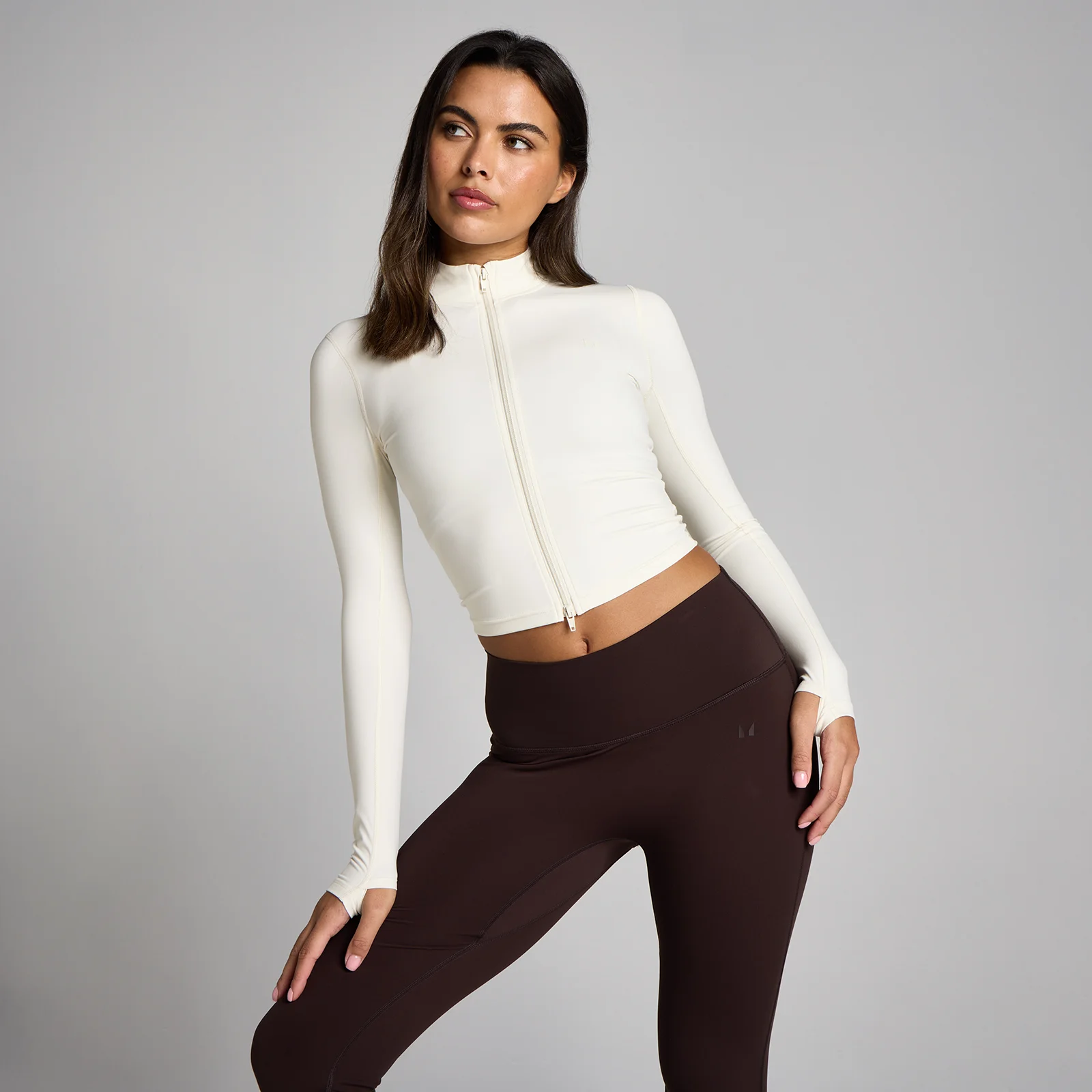 MP Damska Tempo Cropped Kurtka - Wanilia - L Obraz 1