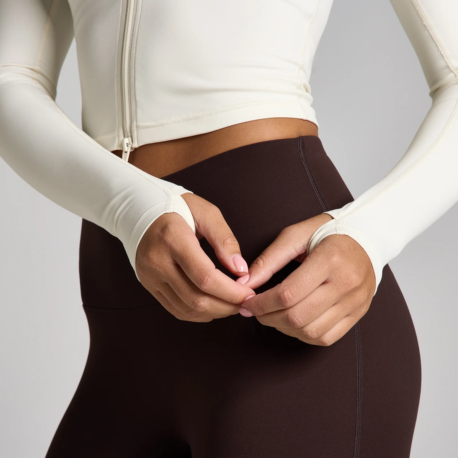 MP Damska Tempo Cropped Kurtka - Wanilia - L Obraz 4