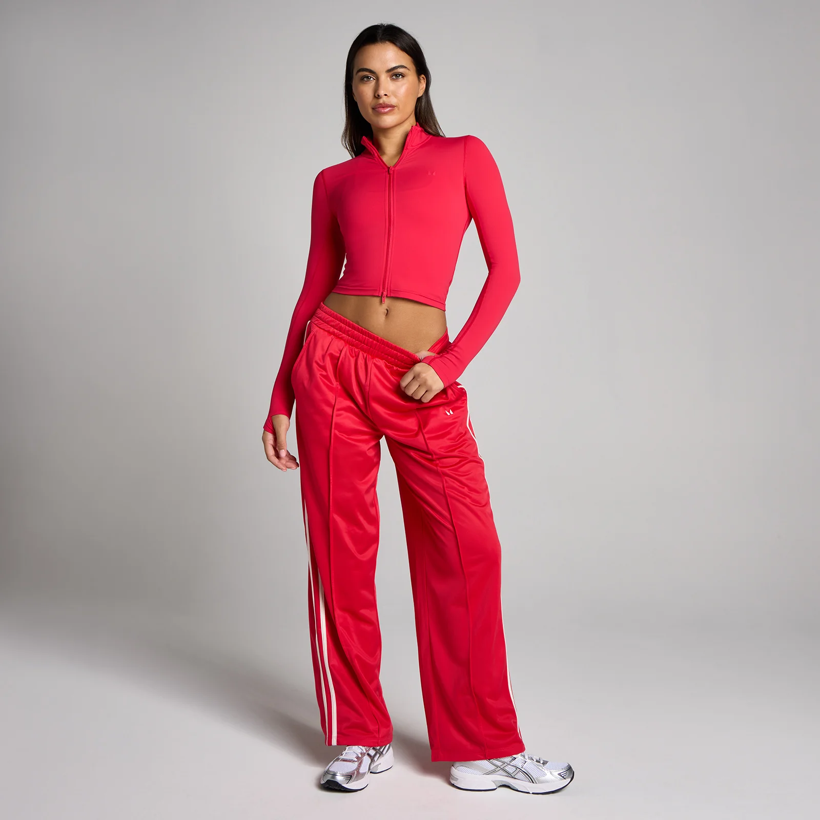 MP Damska Tempo Cropped Kurtka - Chilli - L Obraz 3
