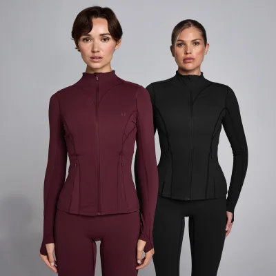 Damska kurtka MP SculptForm Zip Through - Czarna - XS Obraz 6