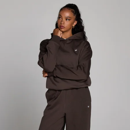 Bluza z Kapturem MP Women's Basics Oversized - Kakaowy
