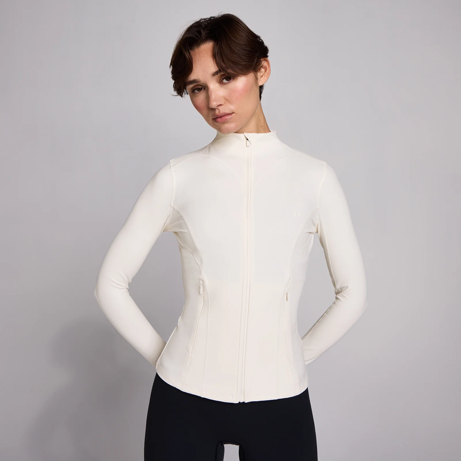 Kurtka Damska MP Women's SculptForm Zip Through - Perłowy - XS Obraz 1