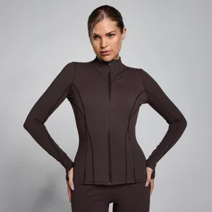 MP Damska Kurtka SculptForm na Suwak - Kakaowa - Size XS