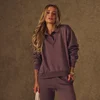 MP Bluza Damska X Tatiana z Kołnierzykiem - Mokka