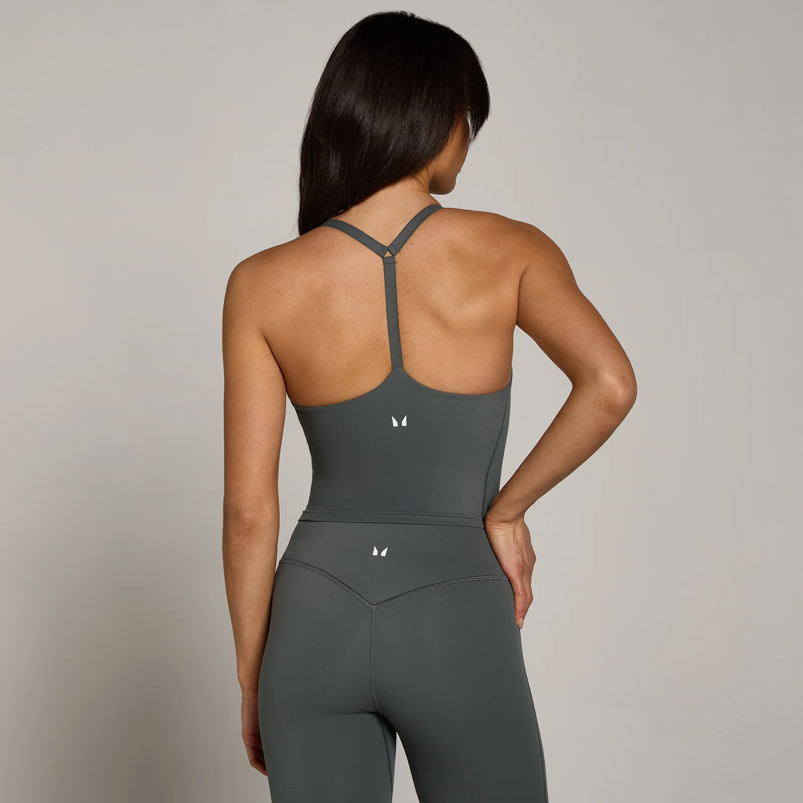 MP Women's Tempo Strappy Racerback Vest - Dark Grey - XXL Obraz 1