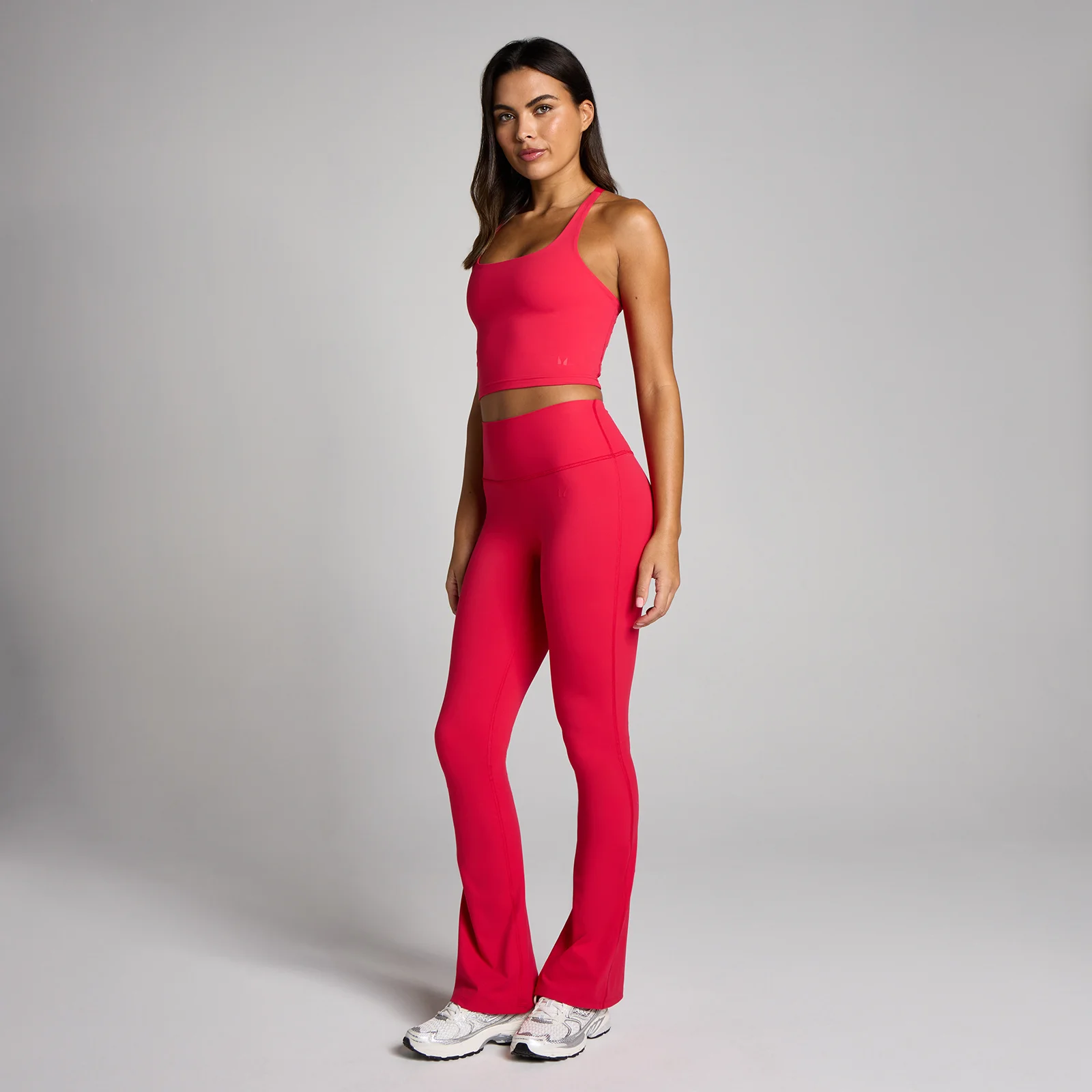 Damska koszulka na ramiączkach MP Tempo Strappy Racerback - Chilli - M Obraz 3