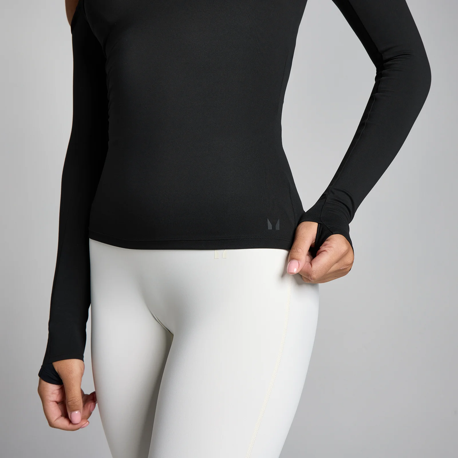 MP Damska Tempo Off The Shoulder LS Top - Czarny - S Obraz 4