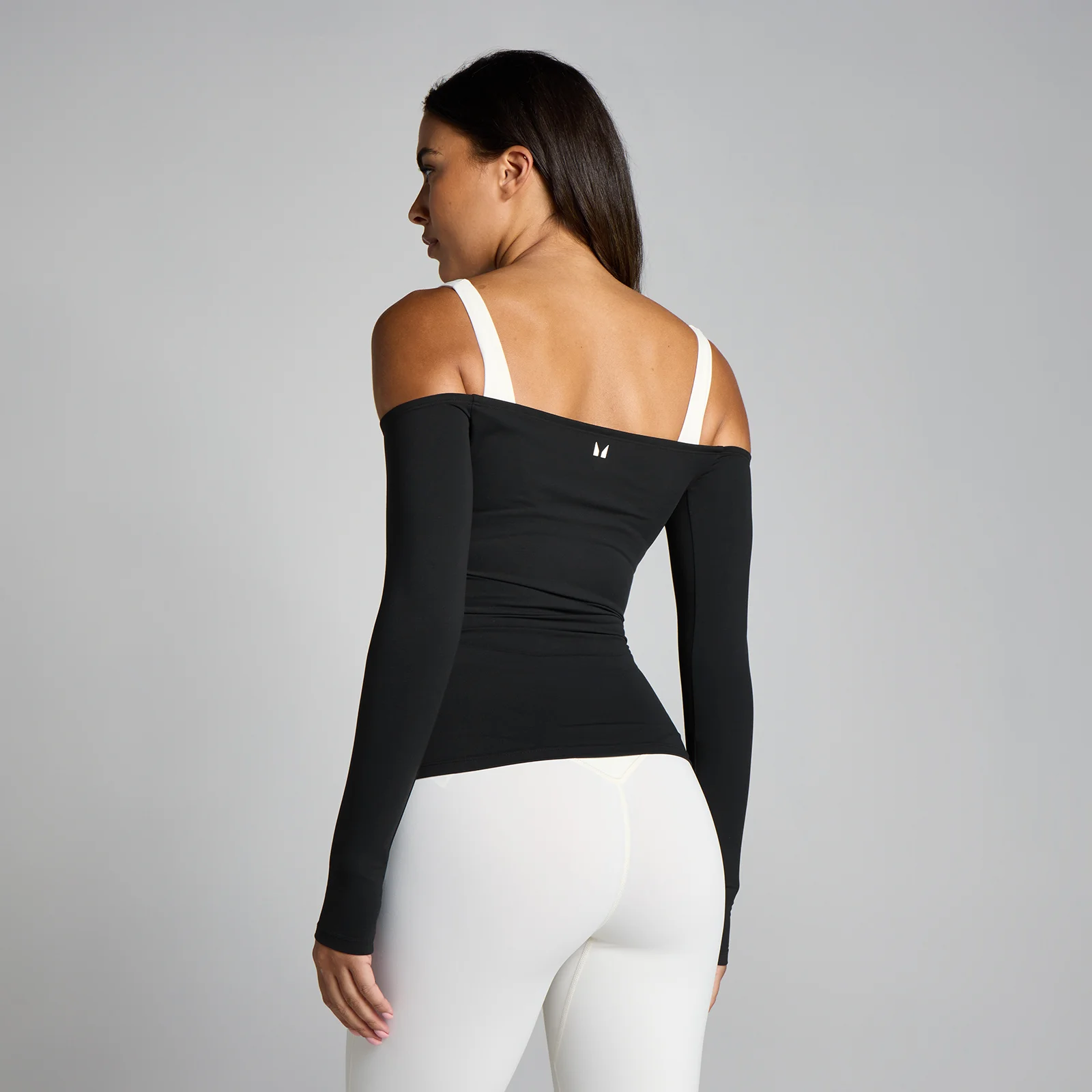 MP Damska Tempo Off The Shoulder LS Top - Czarny - S Obraz 2
