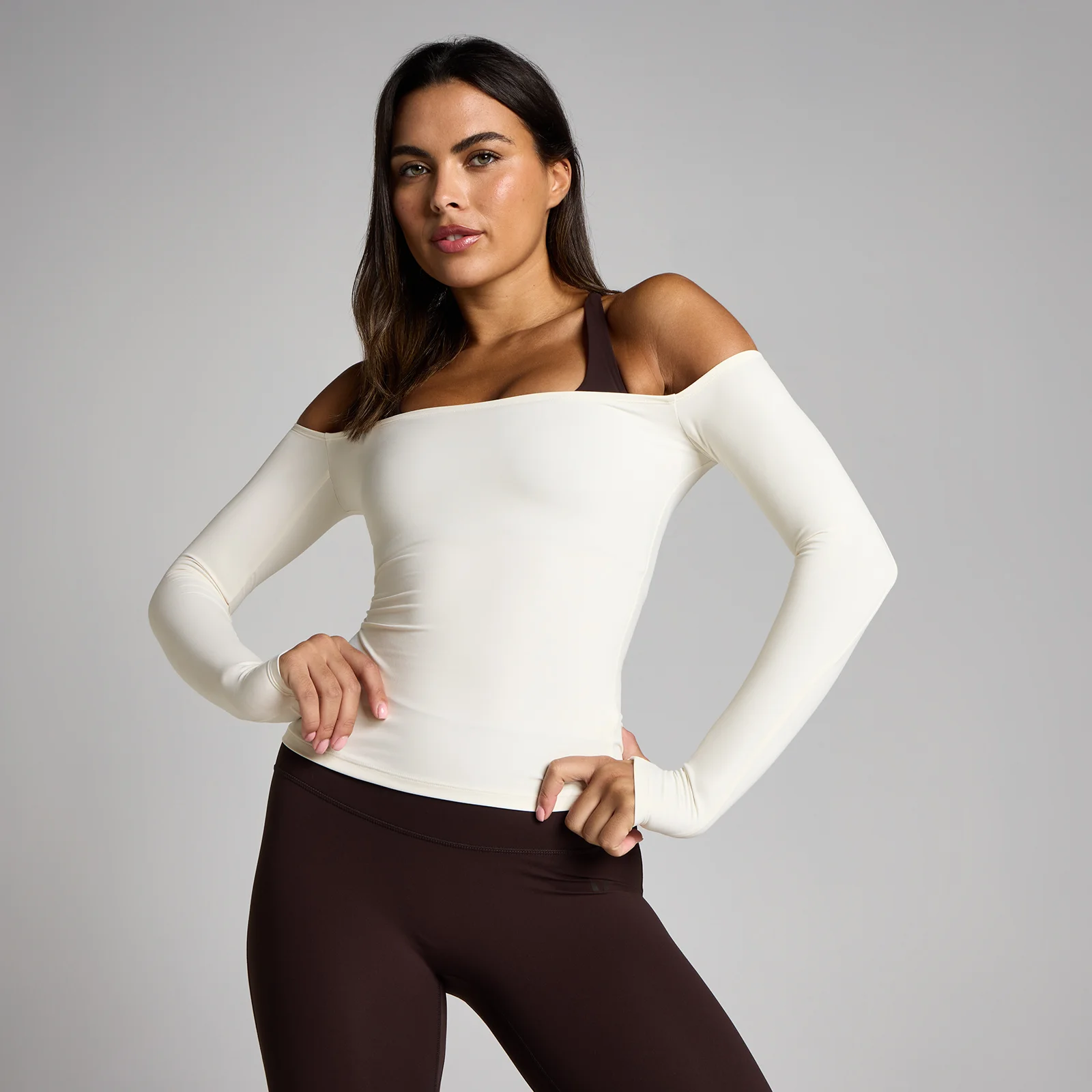 MP Damska Tempo Off The Shoulder LS Top - Wanilia - XS Obraz 1