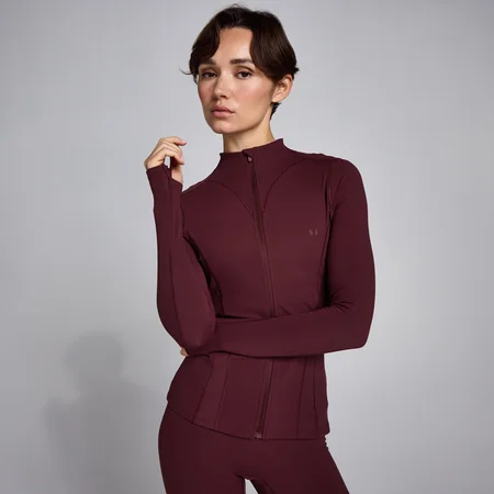 MP Damska Kurtka SculptForm Zip Through - Głęboka Jagoda