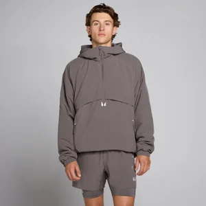 Męska Kurtka Hybrydowa MP Lekko Pikowana - Popielaty Szary - Size XS